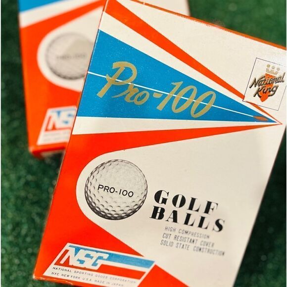 PRO-100 ⛳️ Golf Balls Japan Vintage Rare Collectors Boxed 84 Balls - Picture 3 of 6